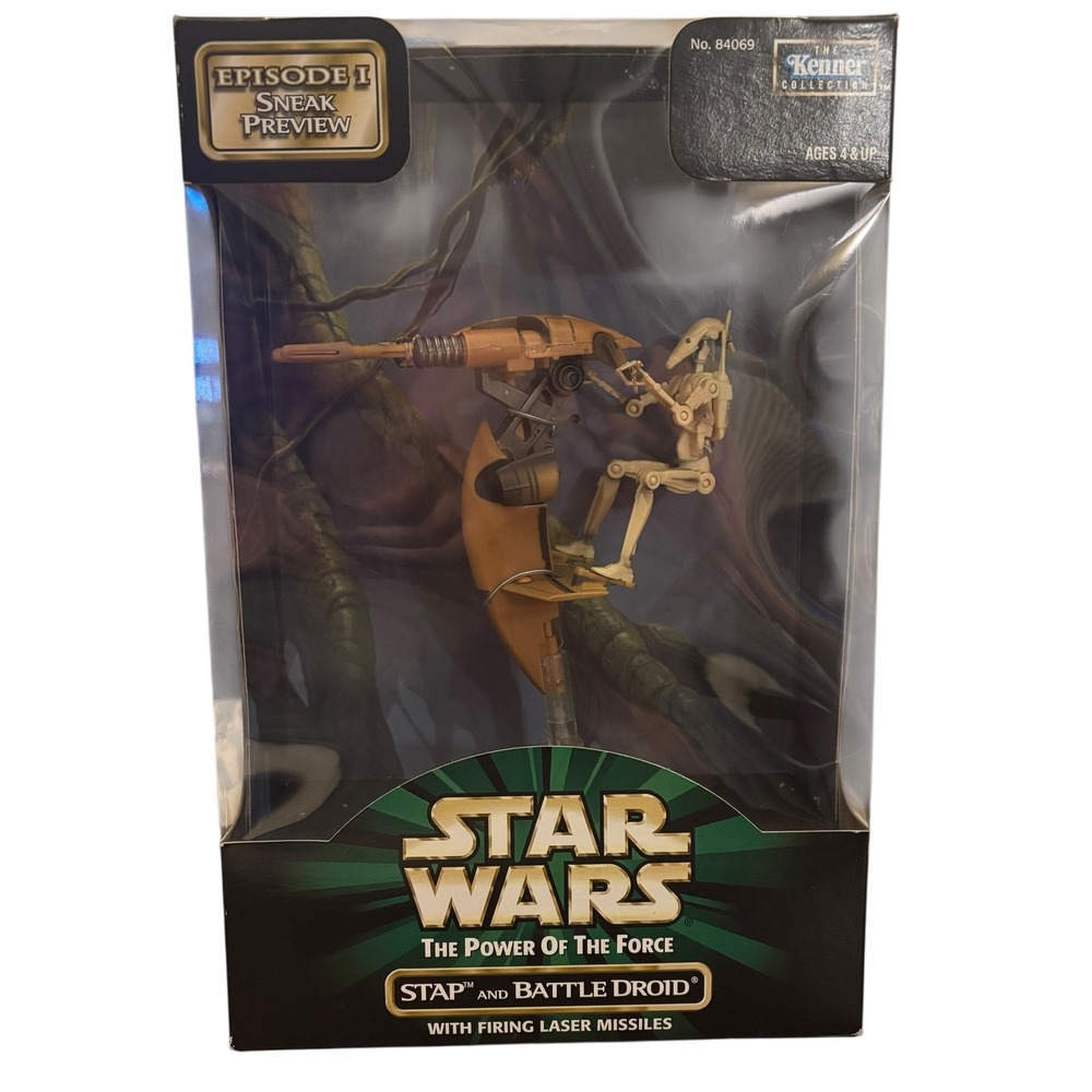 Star Wars Episode 1 The Power of the Force STAP Battle Droid Sneak Preview New - Picture 9 of 16
